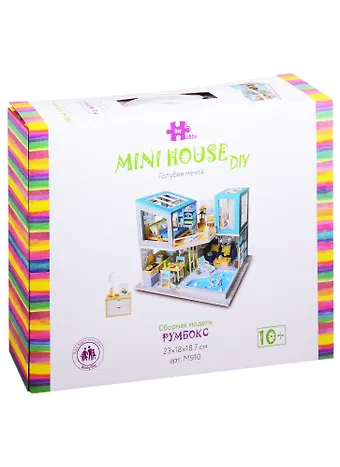 Интерьерный конструктор для творчества Румбокс MiniHouse Голубая мечта